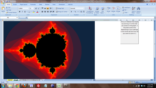 Mandelbrot Set in Excel
